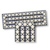 Mosaic Floor Tile Borders, 4pc