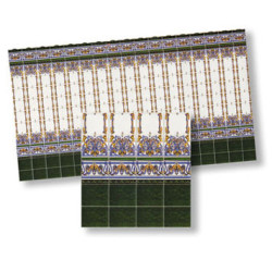 Mediterranean Tiles, 4pc