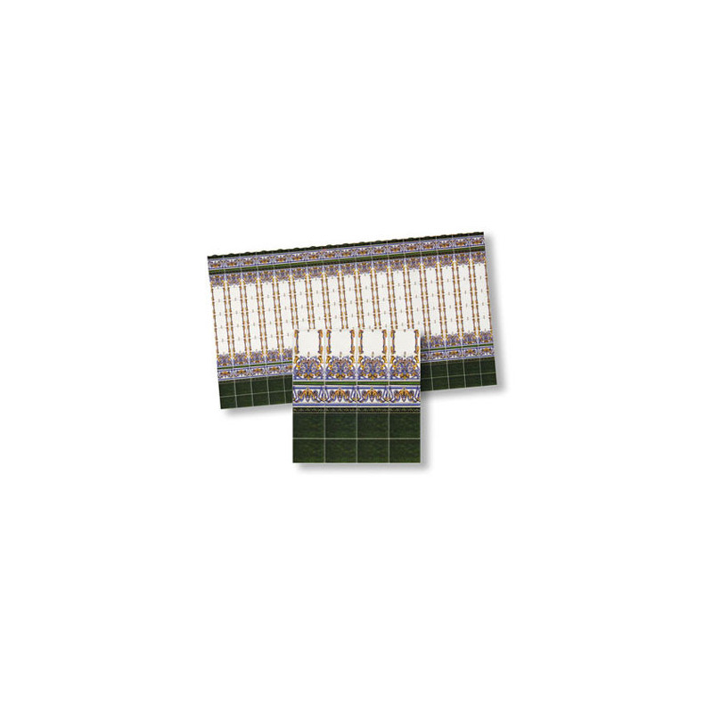 Mediterranean Tiles, 4pc