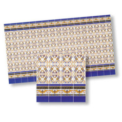Mediterranean Tiles, 4pc