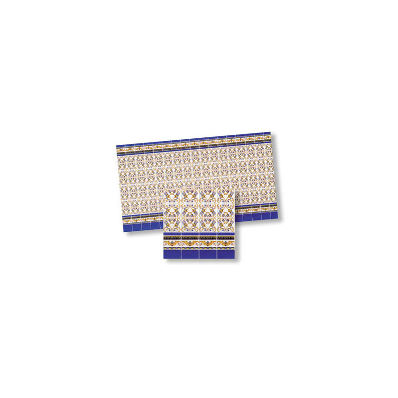 Mediterranean Tiles, 4pc