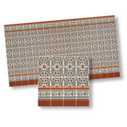 Mediterranean Tiles, 4pc