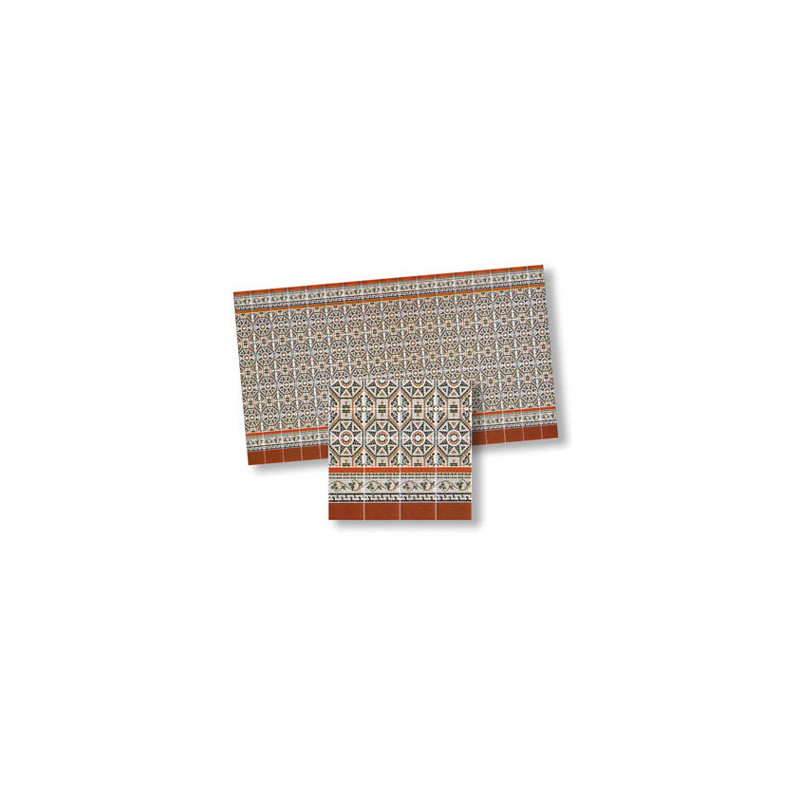 Mediterranean Tiles, 4pc