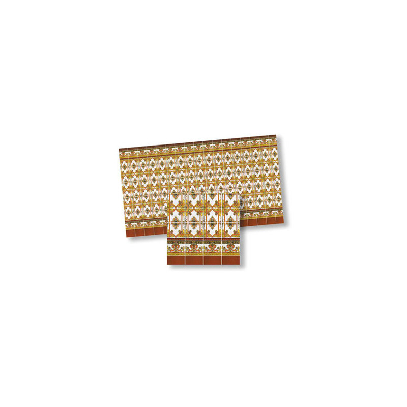 Mediterran Tile 10-3/4 X 5-3/4, 4Pc