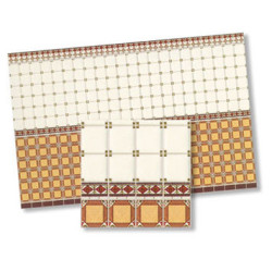 Victorian Tiles, 4pc