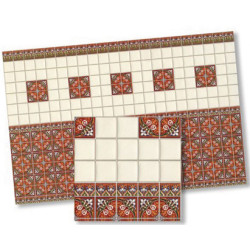 Victorian Tiles, 4pc