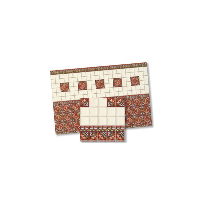 Victorian Tiles, 4pc
