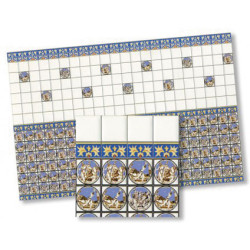 Victorian Tiles, 4pc