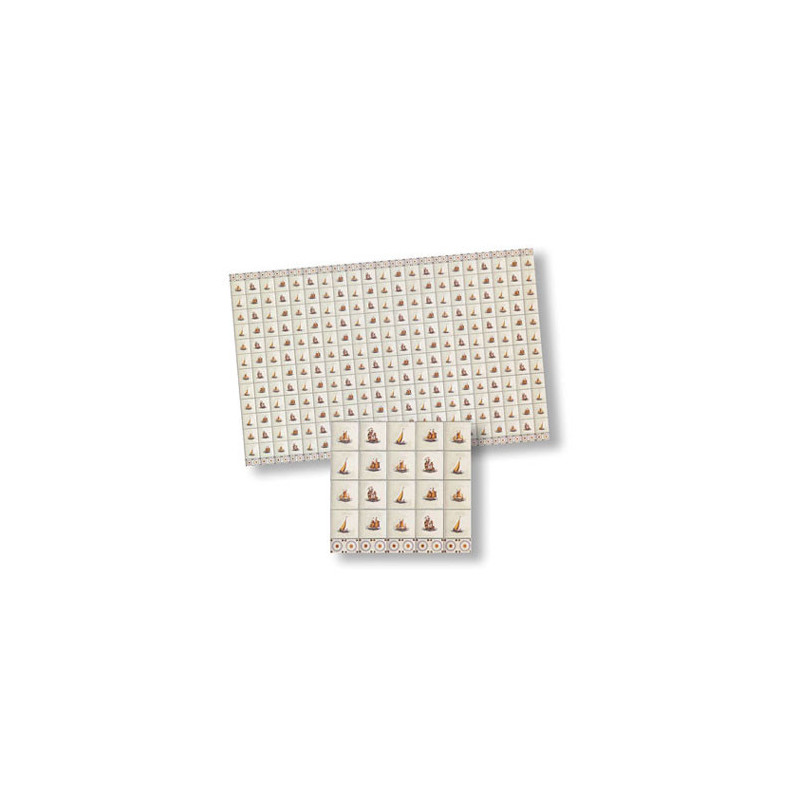 Delft Tiles, 4pc