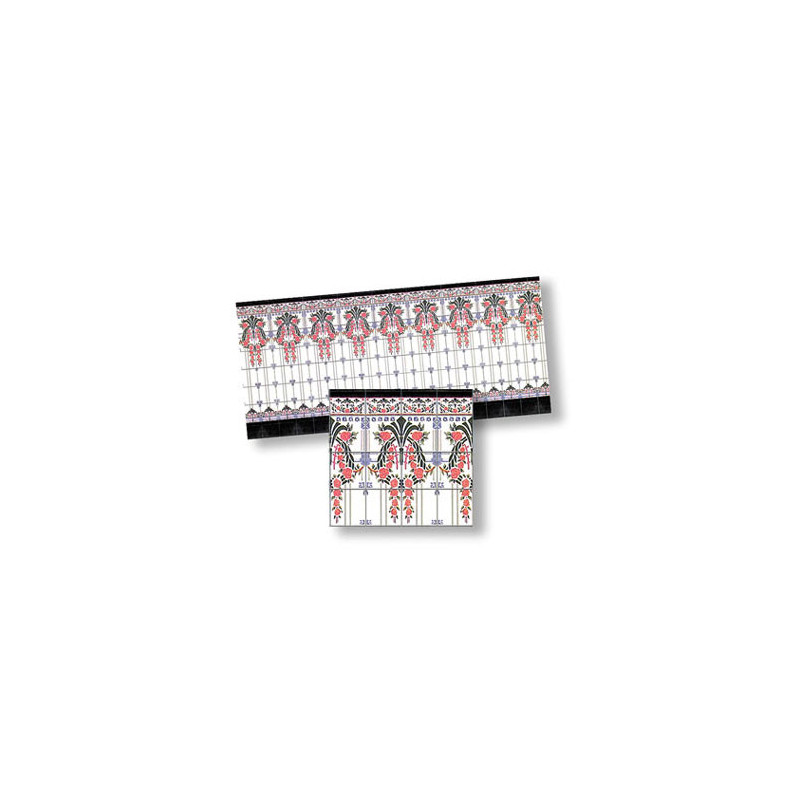 Nouveau Wall Tiles, 4pc