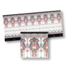 Nouveau Wall Tiles, 4pc