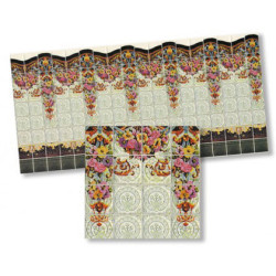 Nouveau Wall Tiles, 4pc