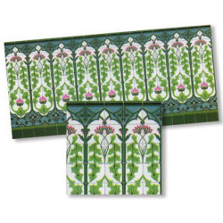 Nouveau Wall Tiles, 4pc