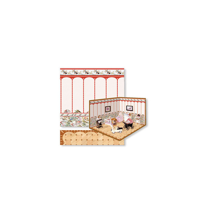 Butterflies & Floral Room Decorating Kit