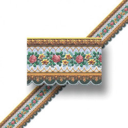 Gofrado Wallpaper Border, 6pc