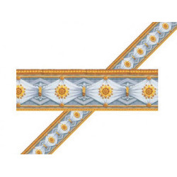 Gofrado Wallpaper Border, 6pc