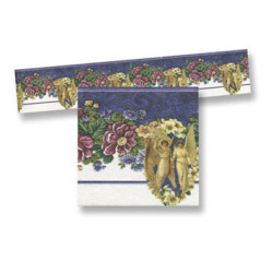 Floral Wallpaper Border (6Pc)