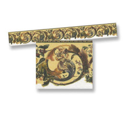 Floral Wallpaper Border (6Pc)