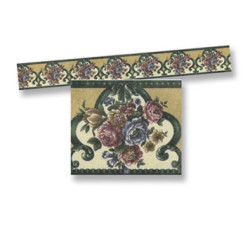 Floral Wallpaper Border (6Pc)