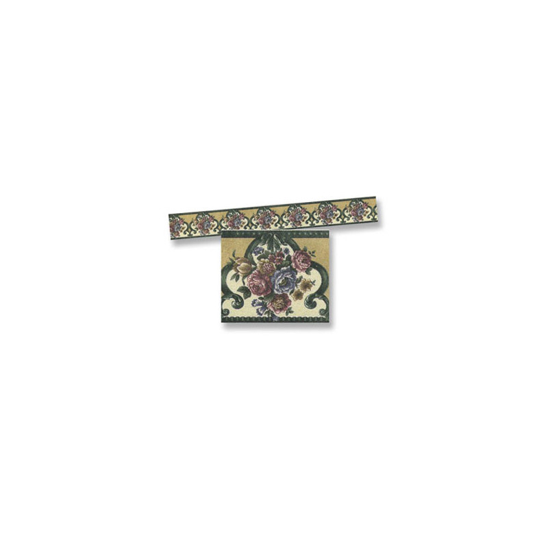Floral Wallpaper Border (6Pc)