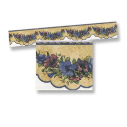 Floral Wallpaper Border (6Pc)