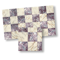 Faux Marble Tiles, 4pc