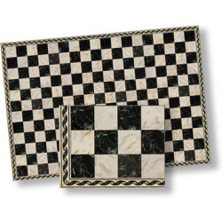 Faux Marble Tiles, 6pc