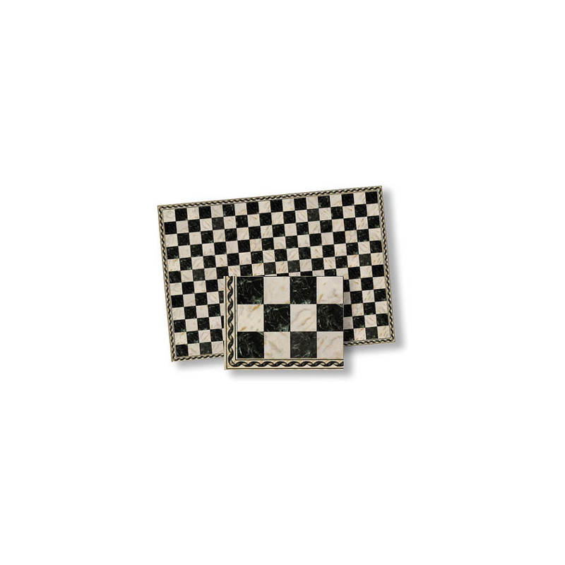 Faux Marble Tiles, 6pc