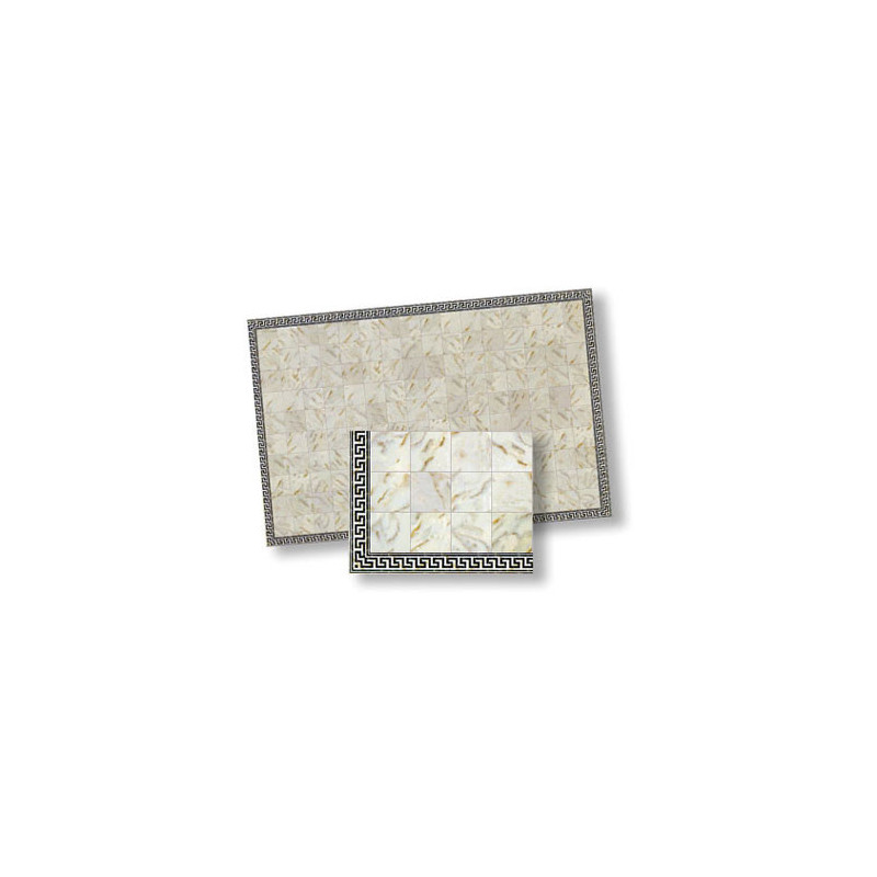 Faux Marble Tiles, 6pc