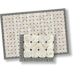 Tile: Faux Marble, 6Pk, 13 Inch X 17
