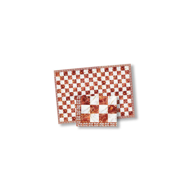 Faux Marble Tiles, 6pc