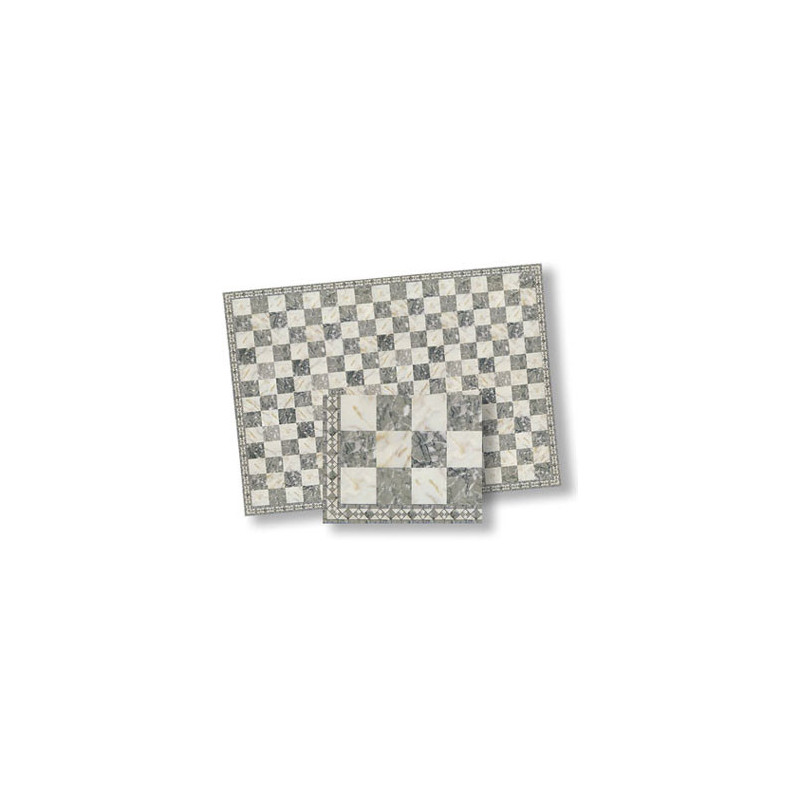 Faux Marble Tiles, 6pc