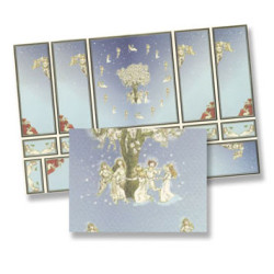 Deco Wall Panel Section, 4pc