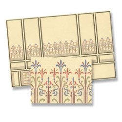 Deco Wall Panel Section, 4pc