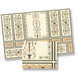 Deco Wall Panel Section, 4pc