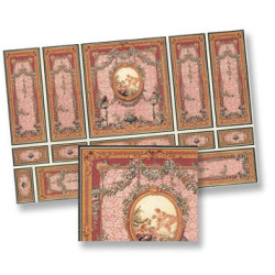 Deco Wall Panel Section, 4pc