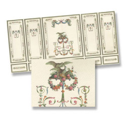 Deco Wall Panel Section, 4pc