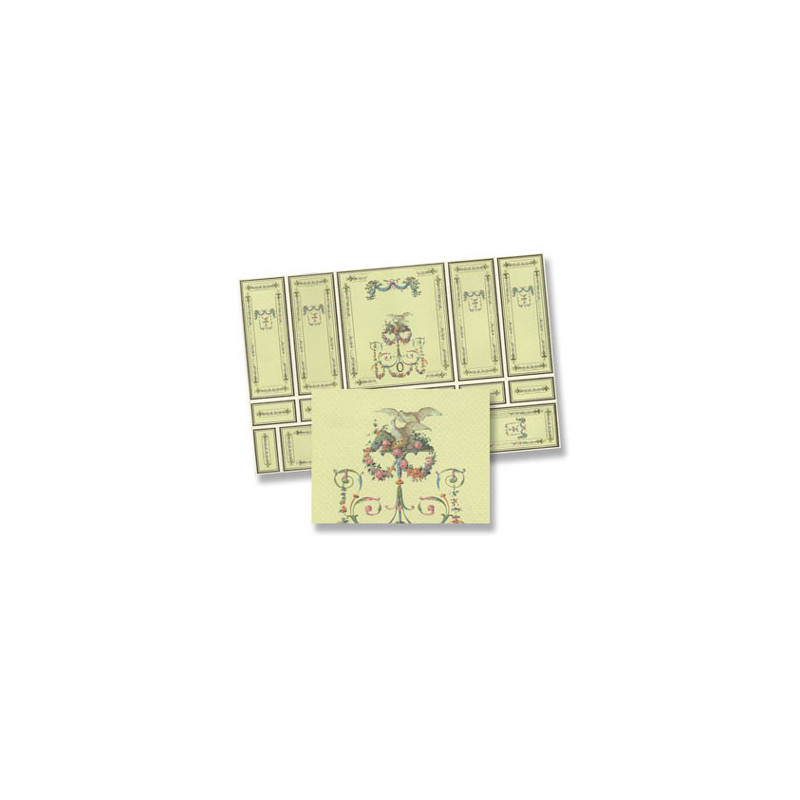Deco Wall Panel Section, 4pc