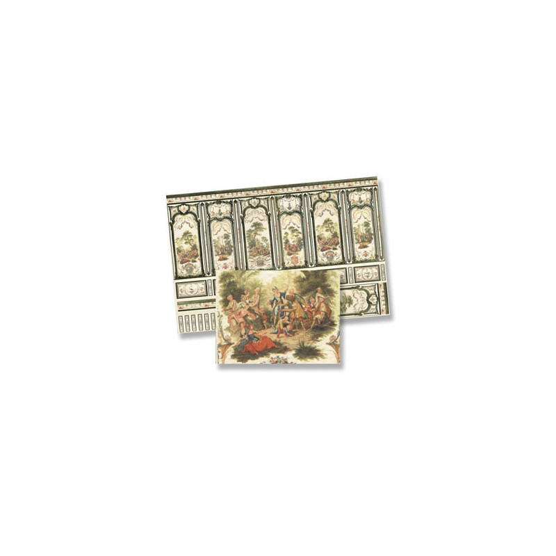 Deco Wall Panel Section, 4pc