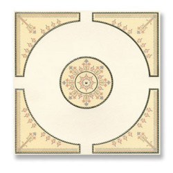 Ceiling Mosaic Panel, 4pc