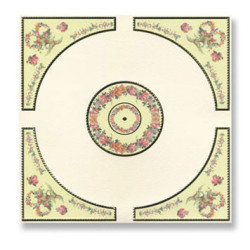 Ceiling Mosaic Panel, 4pc