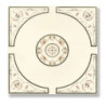 Ceiling Mosaic Panel, 4pc