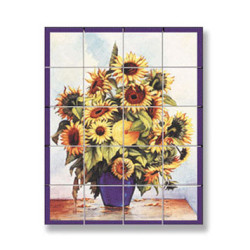 Picture Mosaic Tile Sheet, 10pc