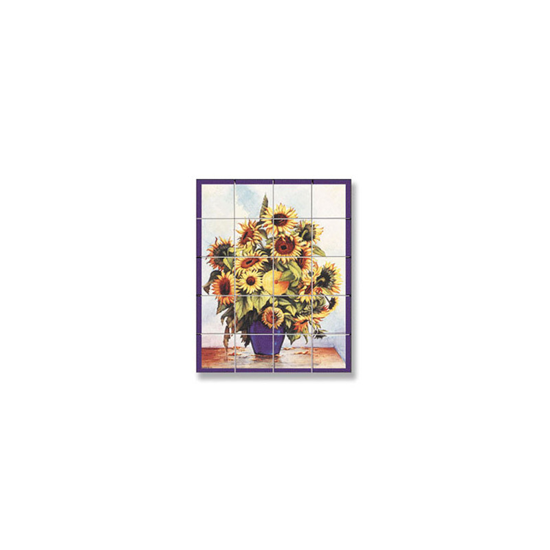 Picture Mosaic Tile Sheet, 10pc