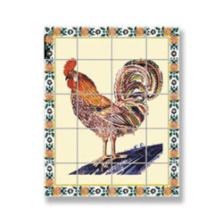 Picture Mosaic Tile Sheet, 10pc