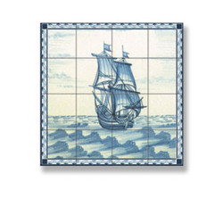 Picture Mosaic Tile Sheet, 10pc