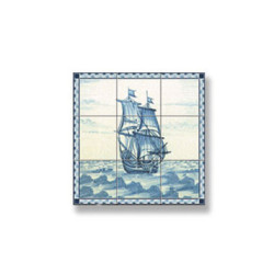 Picture Mosaic Tile Sheet, 10pc