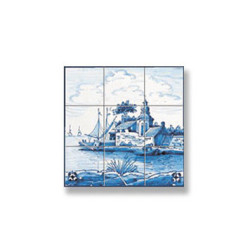 Picture Mosaic Tile Sheet, 10pc