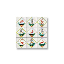 Picture Mosaic Tile Sheet, 10pc