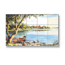 Picture Mosaic Tile Sheet, 10pc